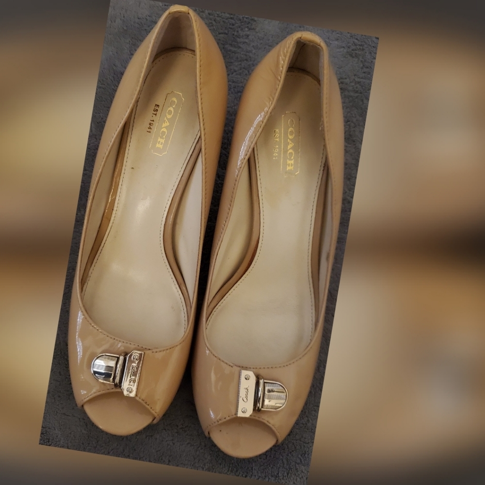 Coach Open Toes High Heels